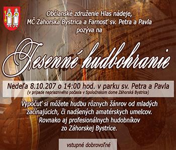 Jesenné hudbohranie