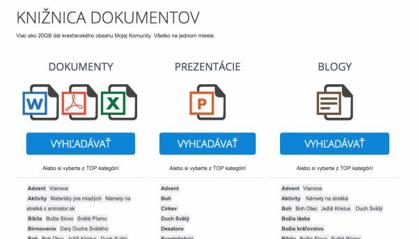 Portál Moja Komunita sprístupnil masívnu Knižnicu dokumentov
